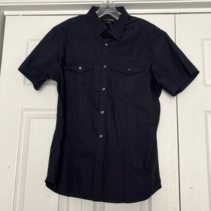 Banana Republic mens short sleeve button down